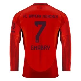 Gnabry Bayern München Hjemmebanetrøje 2024/2025 Langærmet